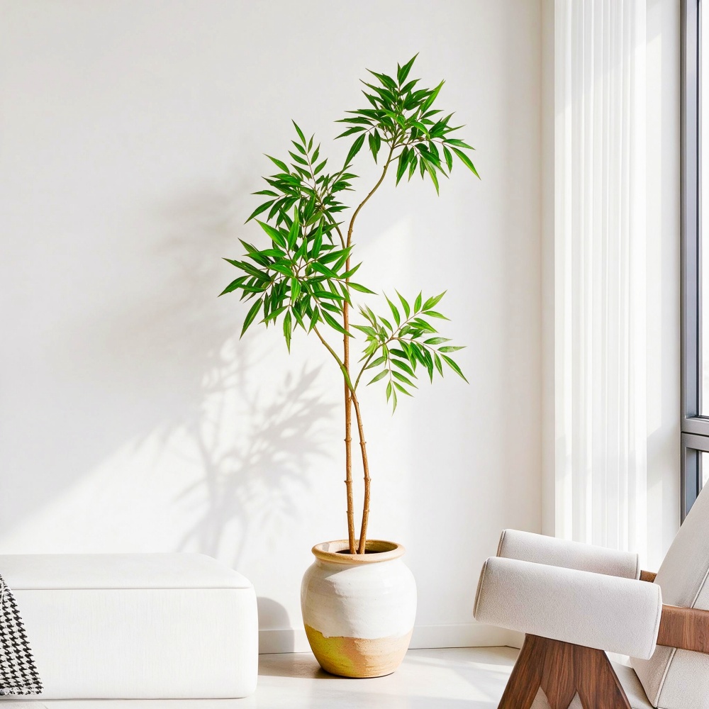 Duże sztuczne rośliny geranium – Ficus Lyrata Tree recenzja i cena